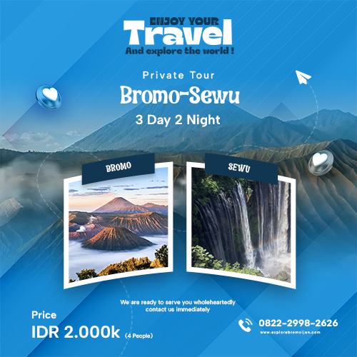 Private Tour Bromo-Sewu 3D2N