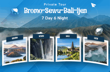 Private Tour Bromo-Sewu-Bali-Ijen 7D6N